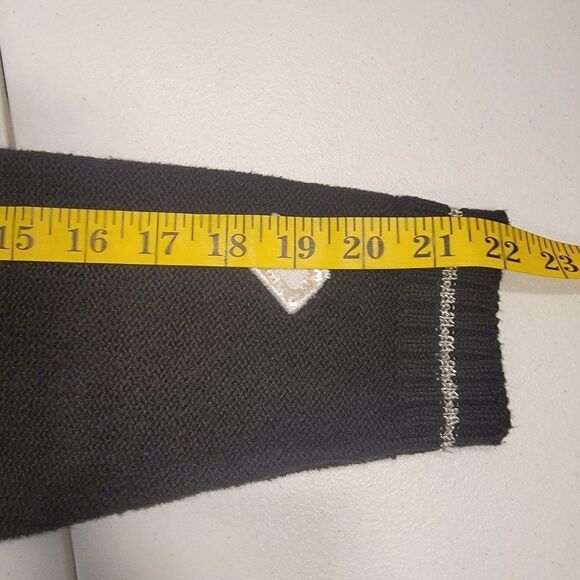 Karen Scott Embroidered 3D Cardigan Womens L Birthday Sequins Knit Presents - Picture 12 of 12